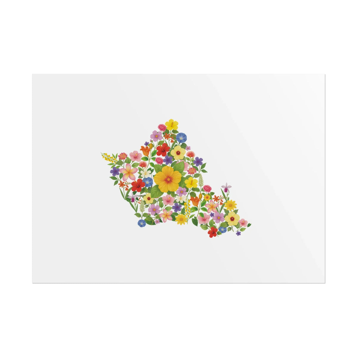 Oahu Wildflower Map