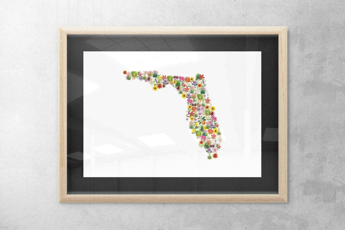 Florida Wildflower Map