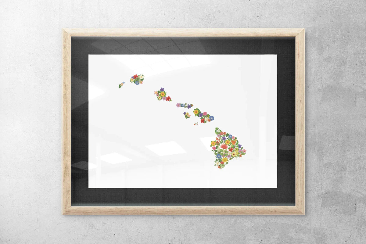 Hawaii Wildflower Map