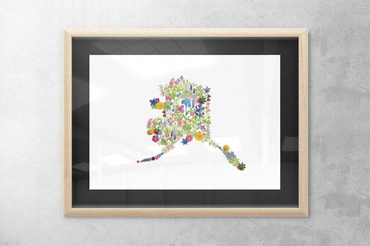 Alaska Wildflower Map
