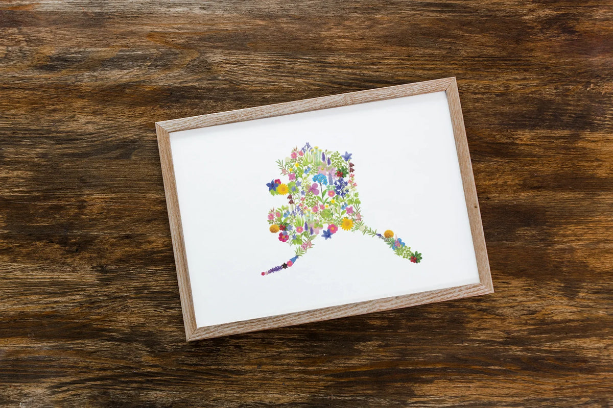 Alaska Wildflower Map