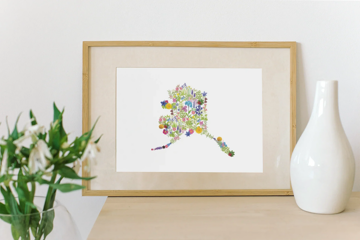 Alaska Wildflower Map