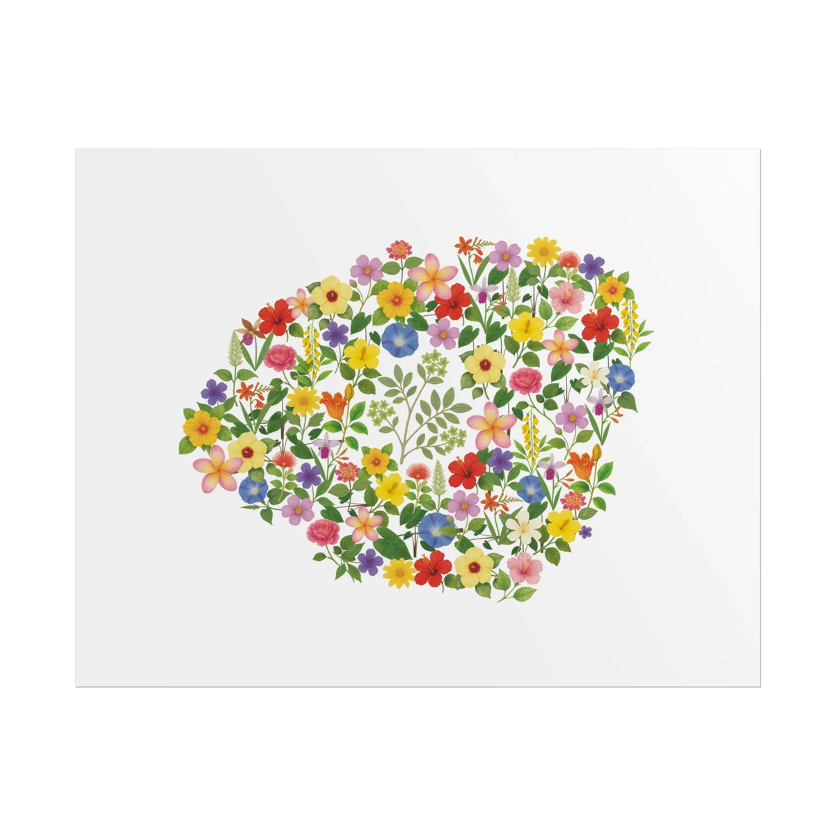 Kauai Wildflower Map