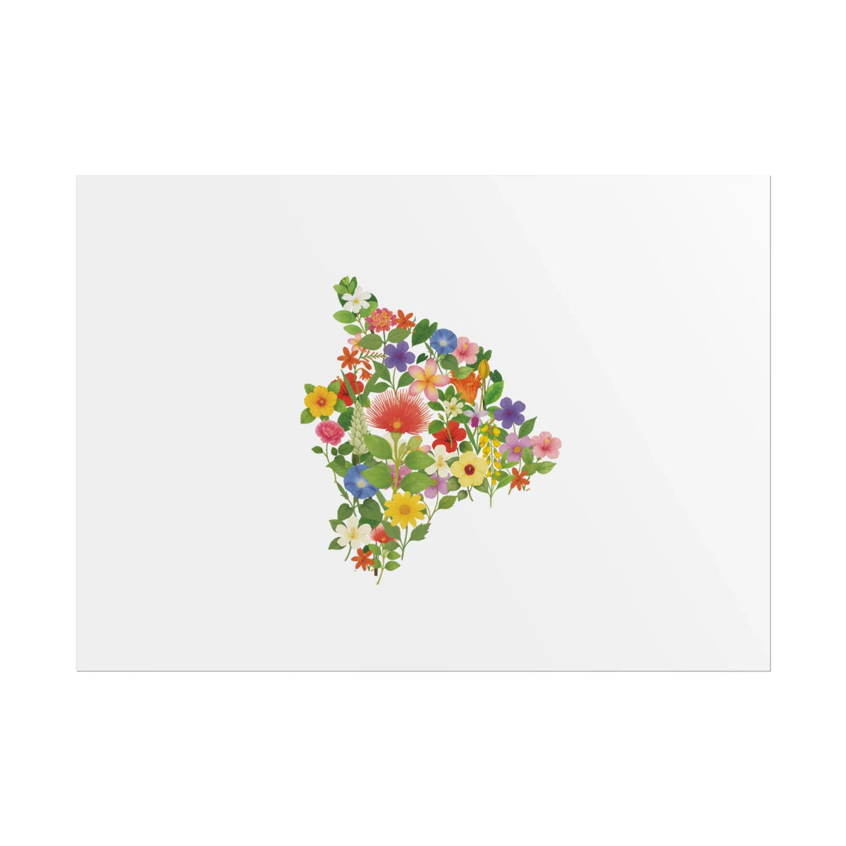 Island of Hawaii Wildflower Map