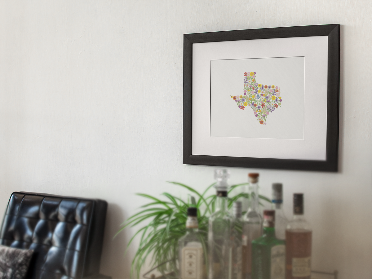 Texas Wildflower Map